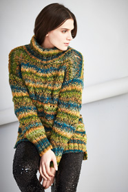 dámský ručně pletený svetr z příze Murano Fun