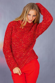 dámský ručně pletený svetr z příze Felia