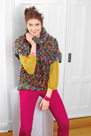 obrázek dámského ručně pleteného svetru