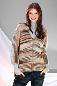 dámský ručně pletený svetr z příze Lorna