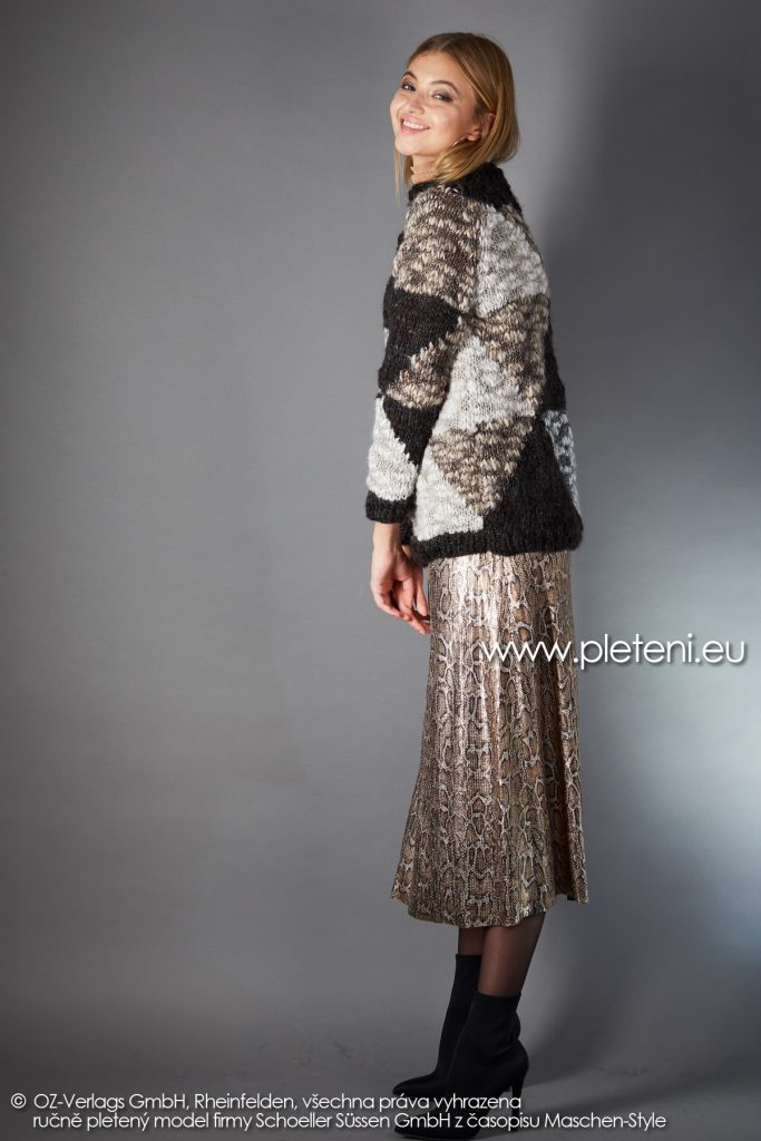2019-Z-28 pletený dámský svetr z příze Jamalia značky Austermann