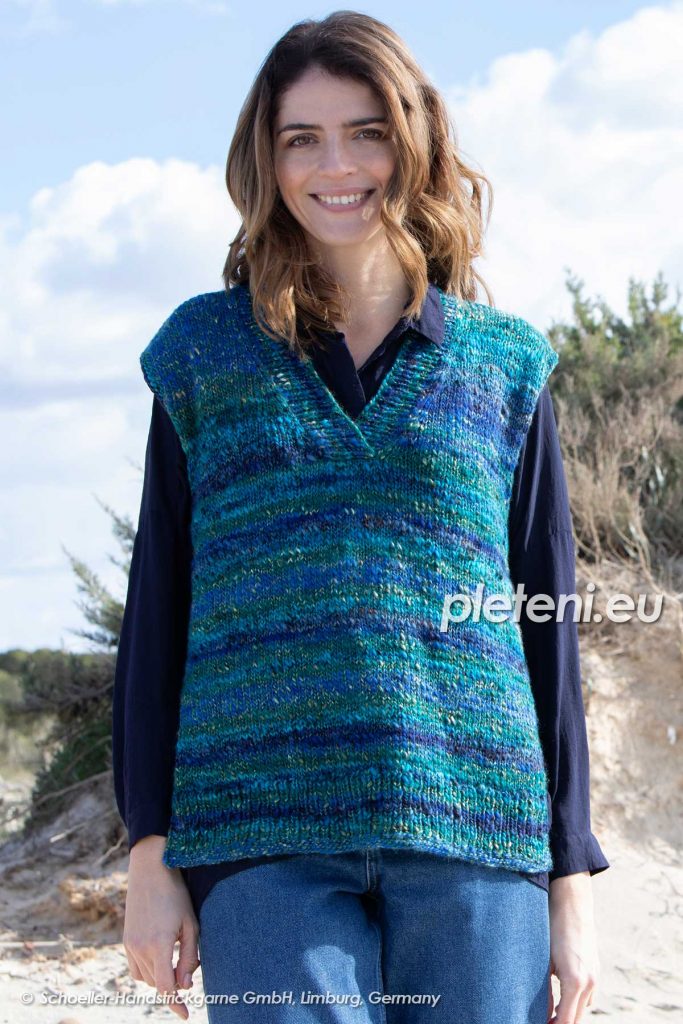 2023-Z-23069 dámská pletená tunika Maila Multicolor