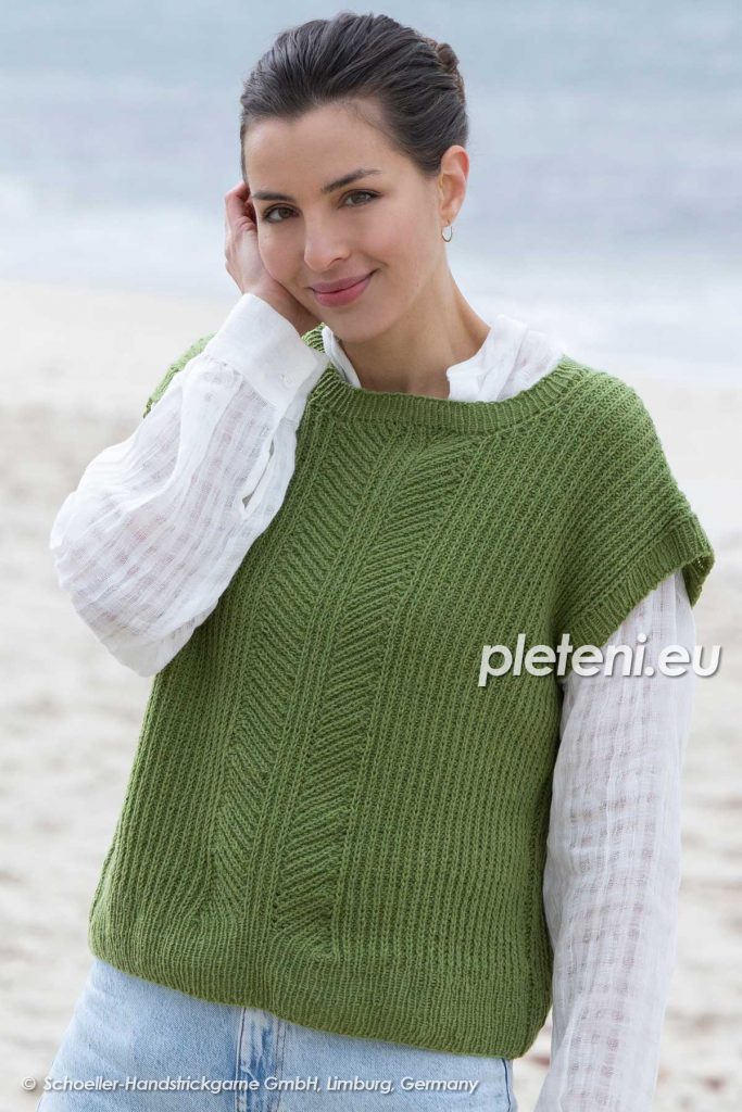 2023-Z-23076 dámská pletená vesta Eco Cashmere
